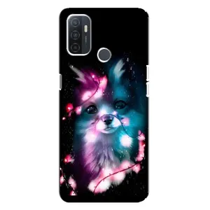 Чохол з Лисичкою для Oppo A32 (Чорна лисиця)