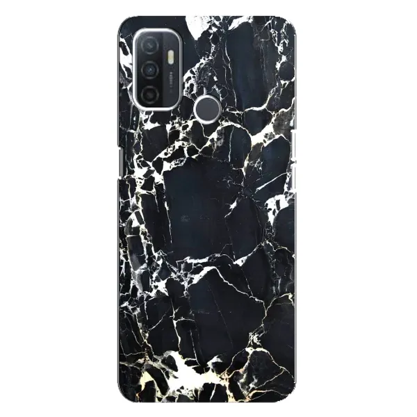 Чехол с рисунком «Чёрный мрамор» для OPPO A32 Чехол с рисунком «Чёрный мрамор» для OPPO A32