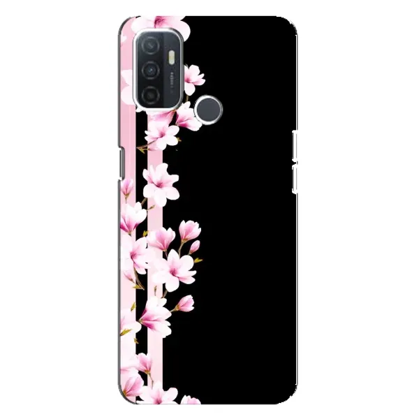 Чехол с рисунком «Цветочки» для OPPO A32