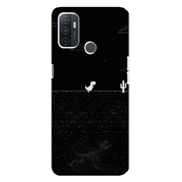 Чехол с рисунком «Динозаврик» для OPPO A32 Чехол с рисунком «Динозаврик» для OPPO A32