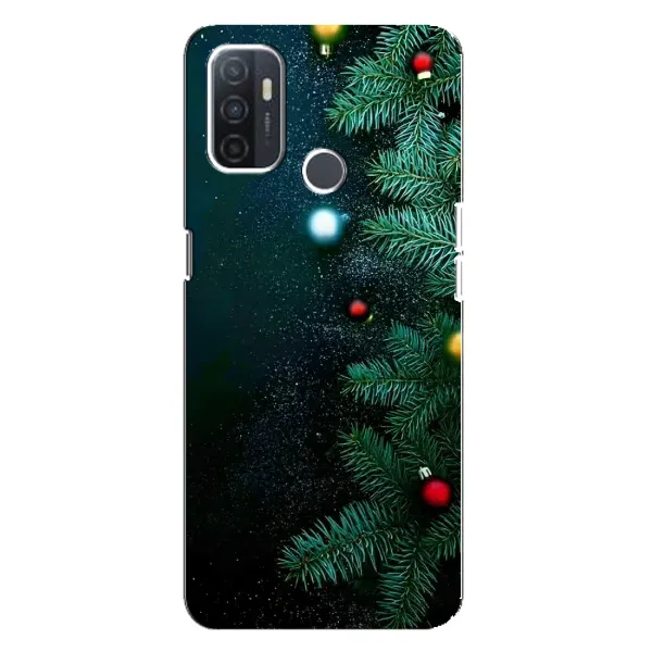 Чехол с рисунком «Елка» для OPPO A32