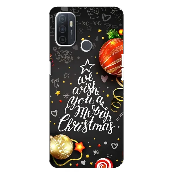 Чехол с рисунком «Елочка» для OPPO A32