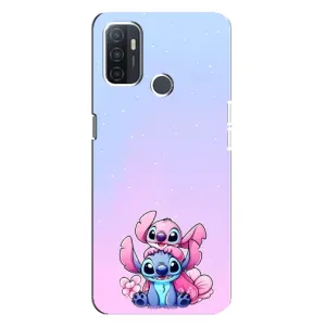 Чохол з малюнком Стіч для OPPO A32 (Ейнджел і Стіч)
