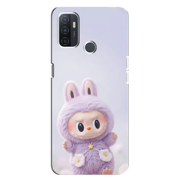 Чехол с рисунком «Фиолетовый Лабубу» для OPPO A32 Чехол с рисунком «Фиолетовый Лабубу» для OPPO A32