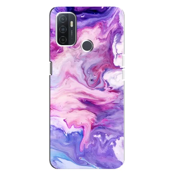 Чехол с рисунком «Фиолетовый мрамор» для OPPO A32 Чехол с рисунком «Фиолетовый мрамор» для OPPO A32