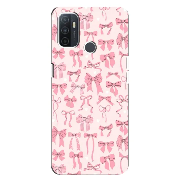 Чехол с рисунком «Фон бантики» для OPPO A32 Чехол с рисунком «Фон бантики» для OPPO A32
