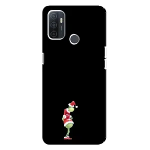 Чехол с рисунком «Гринч на чорном» для OPPO A32