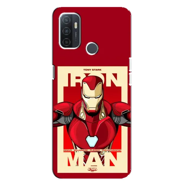 Чехол с рисунком «Iron man» для OPPO A32 Чехол с рисунком «Iron man» для OPPO A32