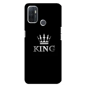 Чехол (Корона на чёрном фоне) для Оппо А32 (KING)