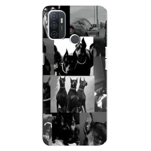 Чохол ДОБЕРМАН для Oppo A32 (Колаж Доберман)