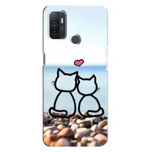 Силиконовые Чехлы Любимому человеку для Oppo A32 (Котейки)