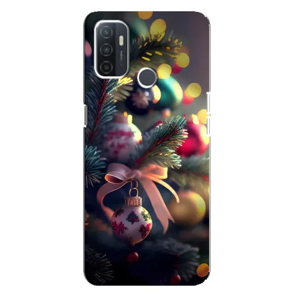 Чехол с рисунком «Красивая елочка» для OPPO A32