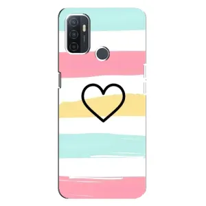 Чохли з тематикою "Маленькі Сердчеки" на Oppo A32 (Гарне сердечко)