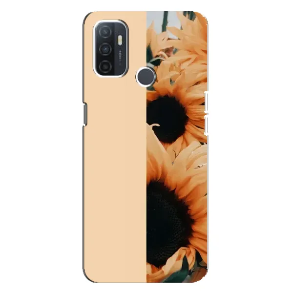 Чехол с рисунком «Красивые подсолнухи» для OPPO A32 Чехол с рисунком «Красивые подсолнухи» для OPPO A32