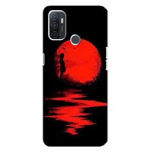 Літній Чохол на Oppo A32 (Червоний Захід сонця)