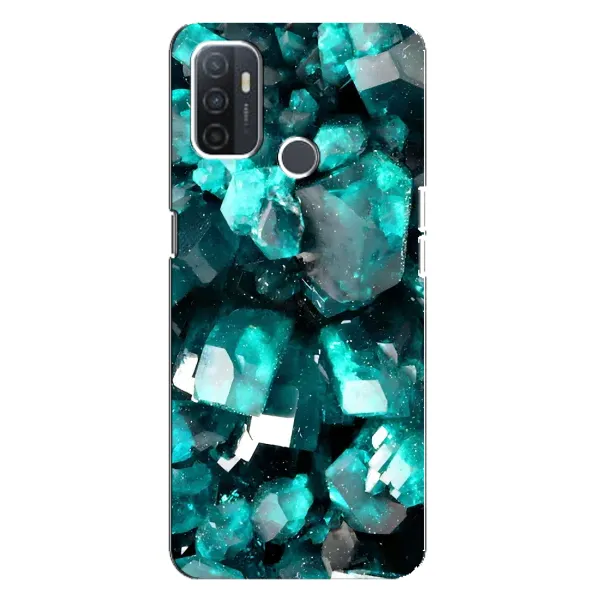 Чехол с рисунком «Кристалы» для OPPO A32