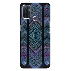 Силиконовый Чехол на Oppo A32 (Крутой орнамент)