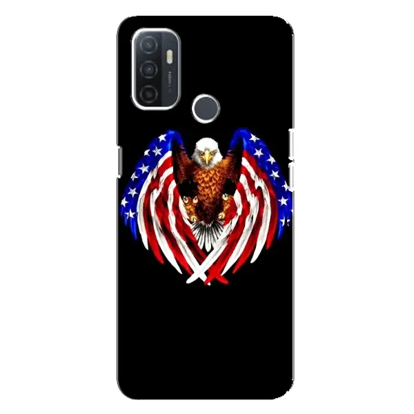 Чехол с рисунком «Крылья США» для OPPO A32