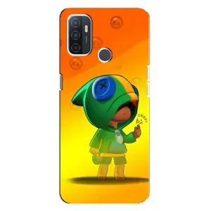 Чохол Бравл Старс для Oppo A32 (LEON в кофті)