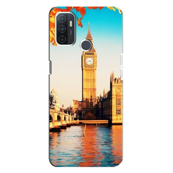 Чехол с рисунком «Летний Лондон» для OPPO A32