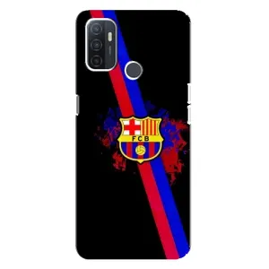 Чохол для Oppo A32 (Барселона) (Лого Барси)
