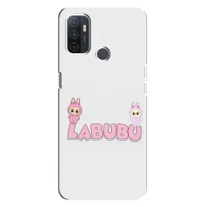 Чохол з принтом Лабубу для Oppo A32 (Логотип Лабубу)