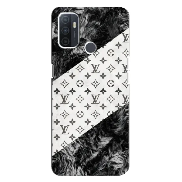 Чехол с рисунком «LV на белом» для OPPO A32