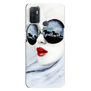 Чехол с картинкой Модные Девчонки Oppo A32 (Любительница коней)