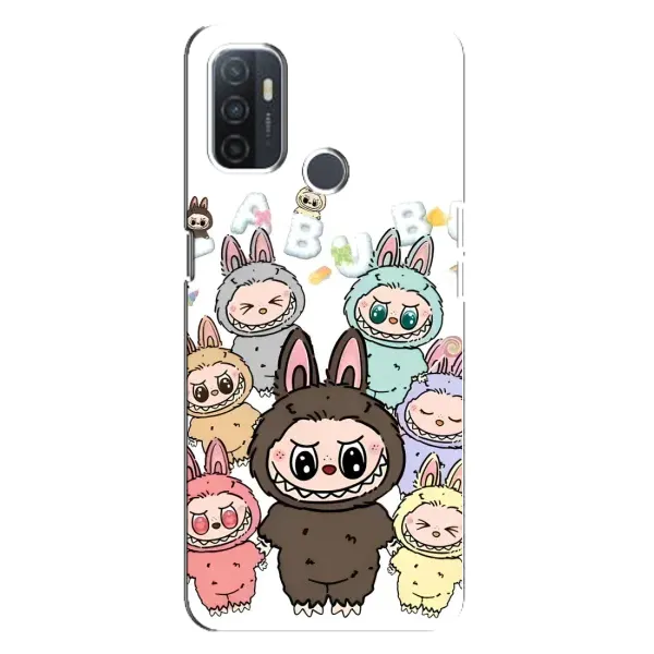 Чехол с рисунком «Маленькие Лабубу» для OPPO A32 Чехол с рисунком «Маленькие Лабубу» для OPPO A32