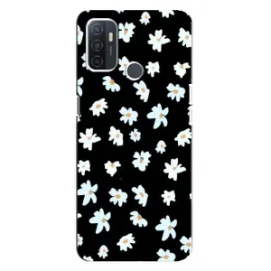 Чехол с ромашками на Oppo A32 (Маленькие ромашки)