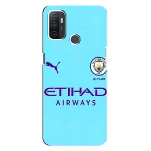Силіконові Чохли з принтом Футбол на Oppo A32 (Man City)
