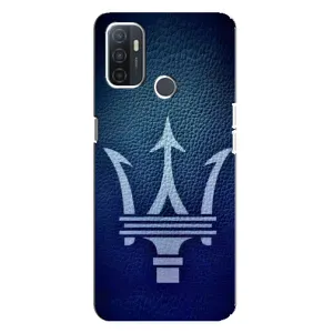 Чехлы с тематикой "Крутые машины" на Oppo A32 (Лого Maserati)