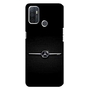 Силиконовый бампер с картинкой машины на Oppo A32 (Mercedes)