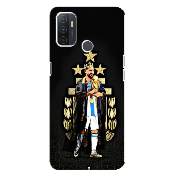 Чехол с рисунком «Месси король» для OPPO A32