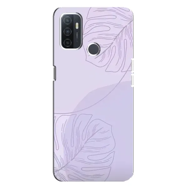 Чехол с рисунком «Монстера фиолетовая» для OPPO A32 Чехол с рисунком «Монстера фиолетовая» для OPPO A32