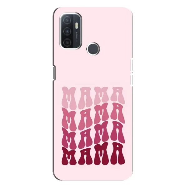 Чехол с рисунком «Надпись мама» для OPPO A32 Чехол с рисунком «Надпись мама» для OPPO A32