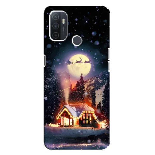 Чехол с рисунком «Настроение зимнее» для OPPO A32