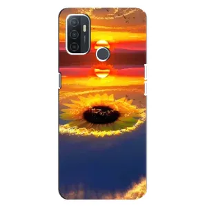 Чехлы с картинкой Подсолнухов для Оппо А32 (Небо подсолнух)
