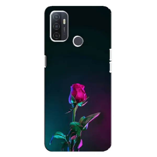 Чехол с рисунком «Ночная роза» для OPPO A32 Чехол с рисунком «Ночная роза» для OPPO A32