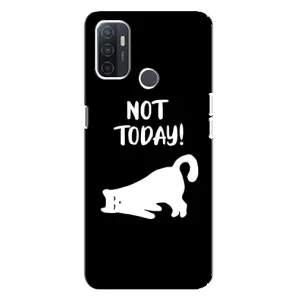 Бампер з зображенням Котиків для Оппо А32 (Not Today)