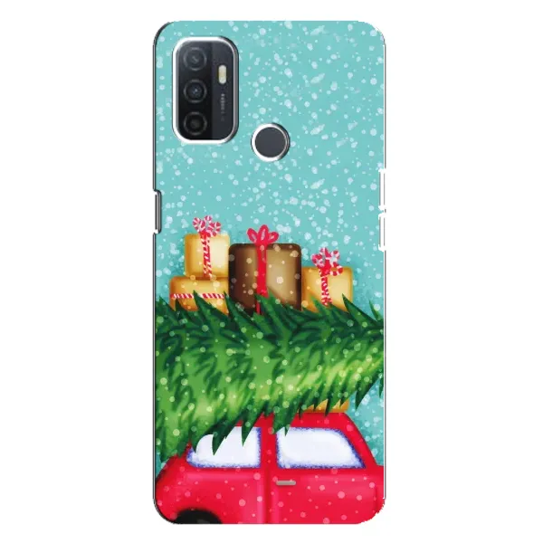 Чехол с рисунком «Новогодние подарки» для OPPO A32