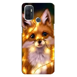 Чохол з Лисичкою для Oppo A32 (Новорічне лисеня)