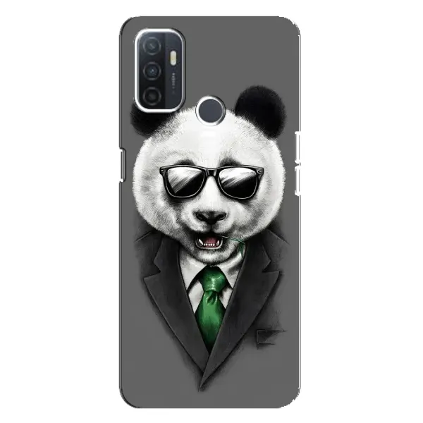 Чехол с рисунком «Панда в очках» для OPPO A32 Чехол с рисунком «Панда в очках» для OPPO A32