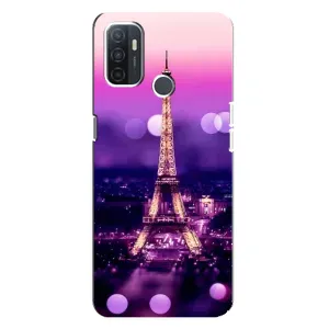 Чехол с Эйфелевой башней на Oppo A32 (Париж башня)