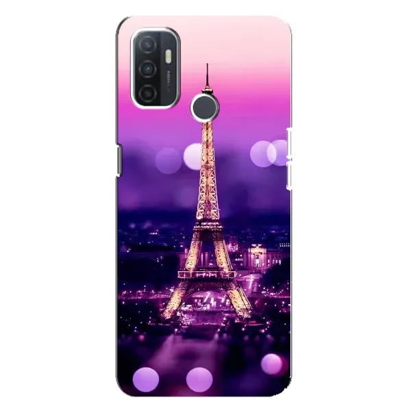 Чехол с рисунком «Париж башня» для OPPO A32 Чехол с рисунком «Париж башня» для OPPO A32