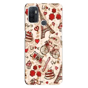Чехол с Эйфелевой башней на Oppo A32 (Париж мечта)