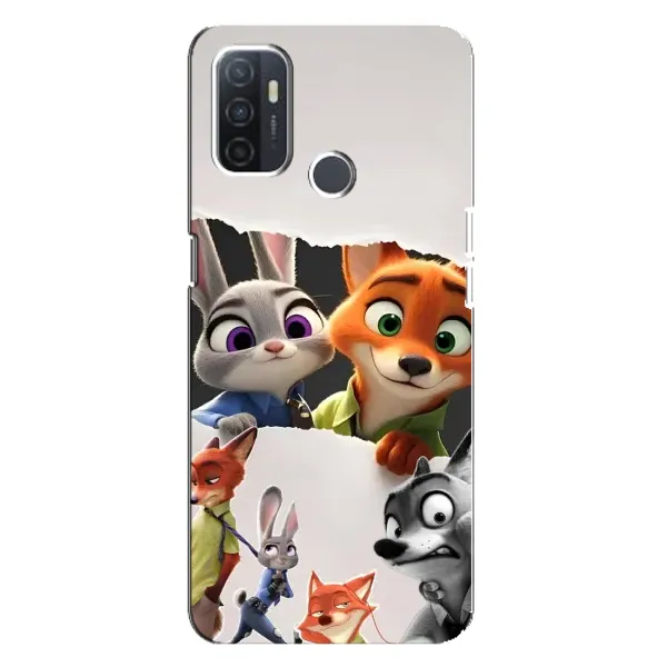 Чохол з малюнком «Персонажі Зоо» для OPPO A32 Чохол з малюнком «Персонажі Зоо» для OPPO A32