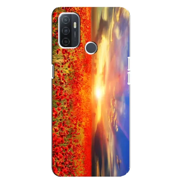 Чехол с рисунком «Поле тюльпанов» для OPPO A32 Чехол с рисунком «Поле тюльпанов» для OPPO A32