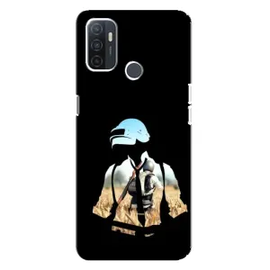Чохол з картинкою "Герой Pubg" на Oppo A32 (Пубг мен)