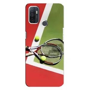 Чехлы с принтом Спортивная тематика для Oppo A32 (Ракетки теннис)